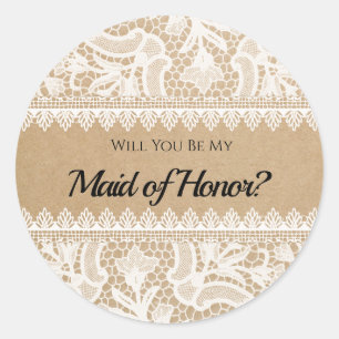 Adesivo madrinha de casamento Proposta Russo Personalizada