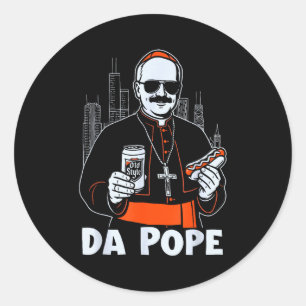 Adesivo Madrinha de Tributo Pe Chicago Pe Leo Xiv Da Pe Ne