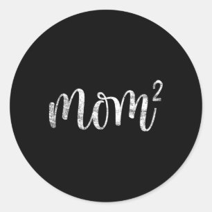 Adesivo Mãe2 Mãe Esquadrou Mãe De Dois Gêmeos Mamãe Dotou