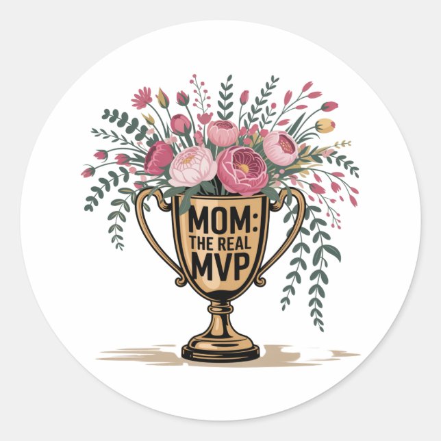 Adesivo Mãe, a Verdadeira MVP (Frente)
