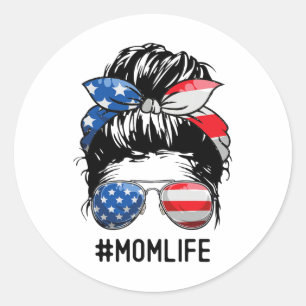 Adesivo Mãe Americana A Vida Mensageira 4 De Julho Nos Cha