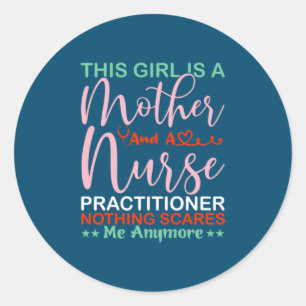 Adesivo Mãe Arte Esta Garota É Mãe E Enfermeira