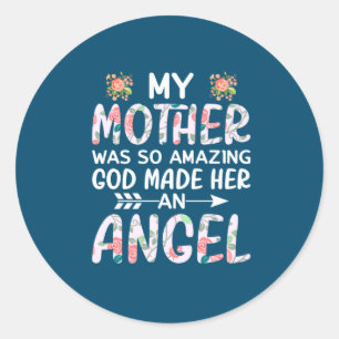 Adesivo Mãe Arte Minha Mãe Um Anjo