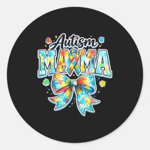 Adesivo Mãe autista arco orgulhosa conscientização e aceit