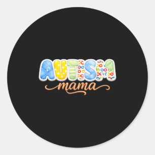 Adesivo Mãe autista orgulhosa consciência e