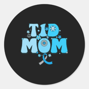 Adesivo Mãe com T1d Sobrevivente ao Diabetes Mãe T1d Diabe