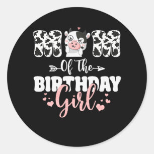 Adesivo Mãe da Fazenda de aniversário, mãe da Mamãe de vac