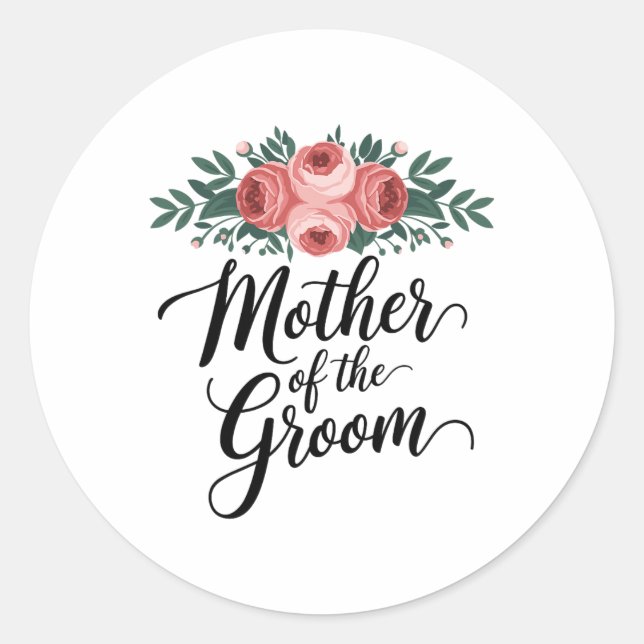 Adesivo Mãe Da Flor Do Chá de casamento De Noite Da Mãe (Frente)