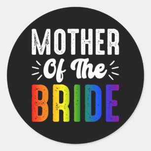 Adesivo Mãe Da Noiva Gay Lgbt Orgulho Lgbt