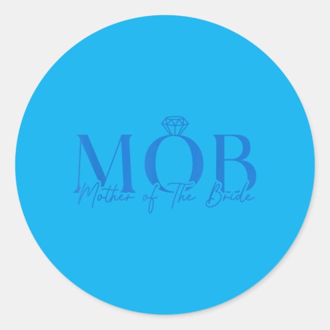 Adesivo Mãe Da Noiva Multidão Casamento Mãe Mamãe Fofa (Frente)