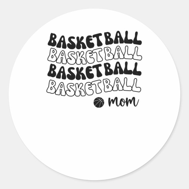 Adesivo Mãe de Basquete (Frente)