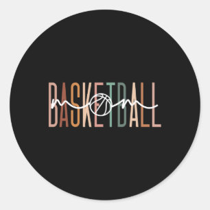 Adesivo Mãe de basquete de basquete de Mama Bonita Mãe de 