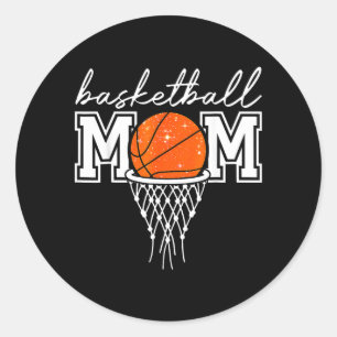 Adesivo Mãe de Basquete Leopardo Mãe de Basquete Aro de Ba