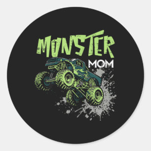 Adesivo Mãe de Caminhão Monstro Corrida Off Road Família C