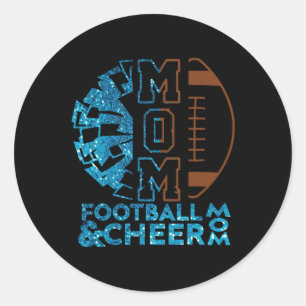 Adesivo Mãe de Cheerleading de Futebol Americano de Ambos