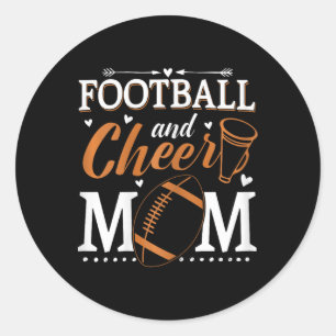 Adesivo Mãe de Cheerleading Engraçada e Mãe de Torcida