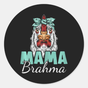 Adesivo Mãe de Frango Brahma Vintage Mãe de Frango Seda