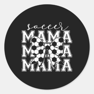 Adesivo Mãe de Futebol Retrô Groovy Futebol Softll Mãe 
