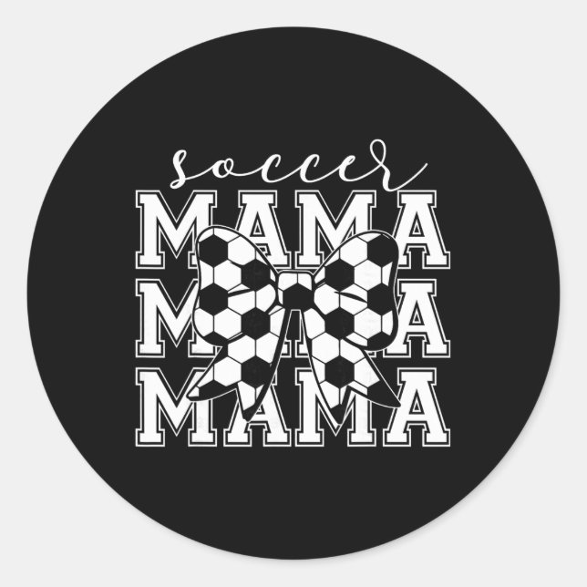 Adesivo Mãe de Futebol Retrô Groovy Futebol Softll Mãe  (Frente)