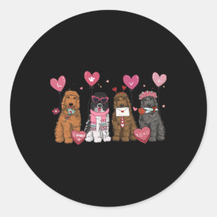 Adesivo Mãe de Goldendoodle feminina Dia dos Namorados Gol