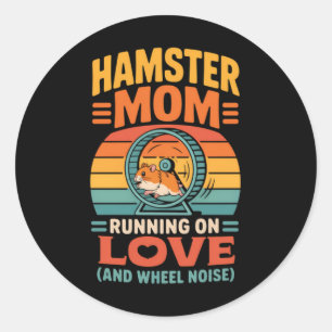 Adesivo Mãe de Hamster Protetora de Hamster de Estimação