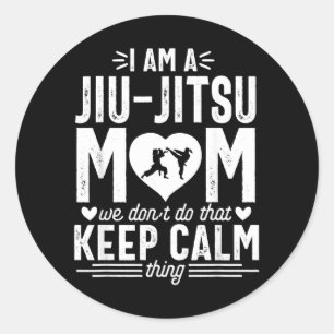 Adesivo Mãe de Jiu Jitsu Brasileiro BJJ Artes Marciais Eng