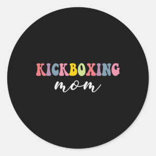 Adesivo Mãe de Kickboxing Engraçado Estiloso Amantes de Ar