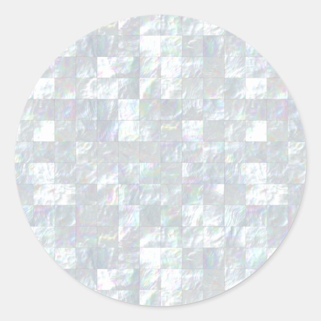 Adesivo Mãe De Pearl Mosaico (Frente)
