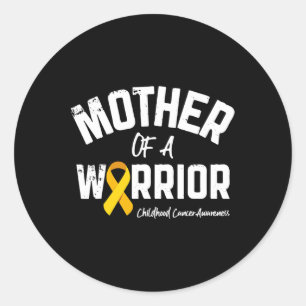 Adesivo Mãe De Um Cancer De Infância Guerreira