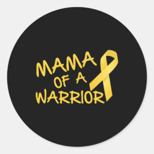 Adesivo Mãe De Um Cancer De Infância Guerreiro 1