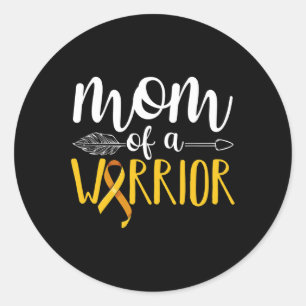 Adesivo Mãe De Um Cancer De Infância Guerreiro Leukemia Aw
