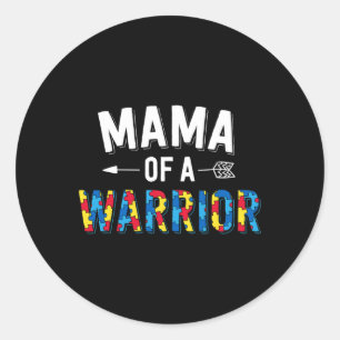 Adesivo Mãe De Uma Família Guerreira Awarenes No Mundo Aut