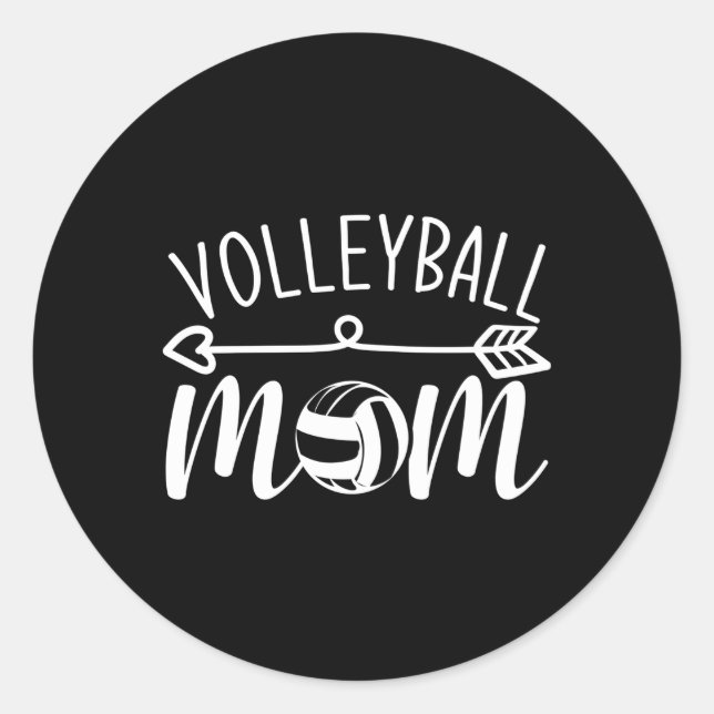 Adesivo Mãe de Voleibol (Frente)