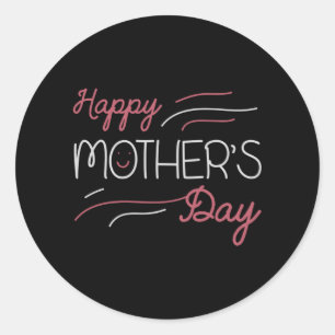 Adesivo Mãe - Dia de as mães Feliz