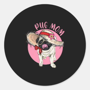 Adesivo Mãe Dia de as mães Mãe Mamãe Pug Mãe