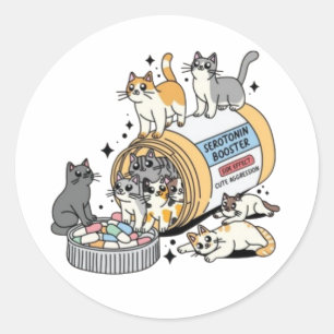 Adesivo mãe do gato