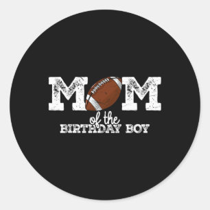 Adesivo Mãe Do Menino De Aniversário Amante De Futebol Fam