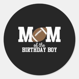 Adesivo Mãe Do Menino De Aniversário Amante De Futebol Pri