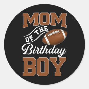 Adesivo Mãe Do Menino De Aniversário Festa Tema Futebol Fa