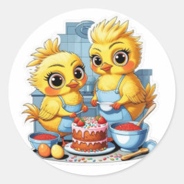 Adesivo Mãe e filha na cozinha