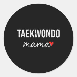 Adesivo Mãe engraçada de Taekwondo - Presente de Taekwondo