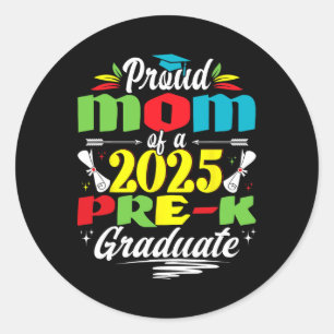 Adesivo Mãe Engraçada De Um Formando De 2025 Pré-k