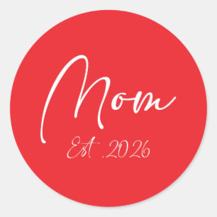 Adesivo Mãe Est 2026 Novas Mães Mãe Para Ser 2026