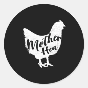 Adesivo Mãe galinha feliz dia das mães frango fofo present