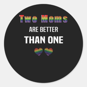 Adesivo Mãe LGBT Mãe LBGBTQ Lésbica Gay Casamento Gay
