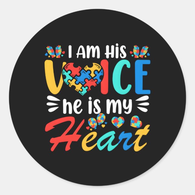 Adesivo Mãe Mãe Autista Autismo Sensibilização Mês Filho (Frente)