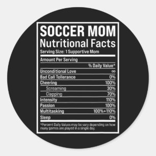 Adesivo Mãe Mãe Mãe Fatos Nutricionais Engraçados Mães