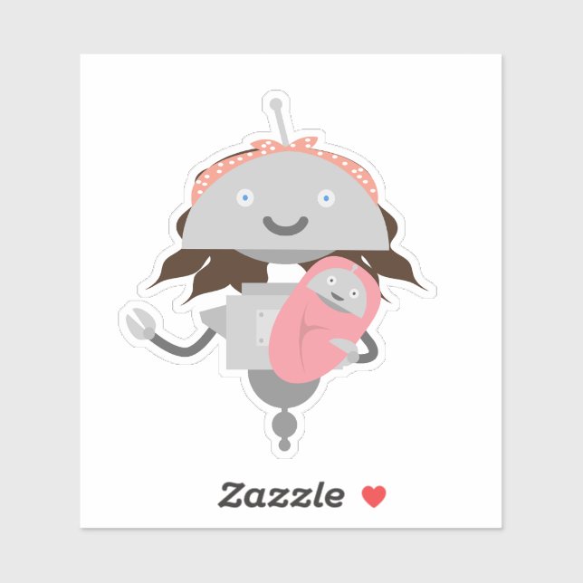 Adesivo Mãe Mia e Baby Mia (Folha)