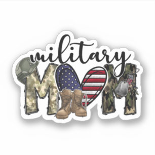 Adesivo Mãe militar Vinyl Sticker