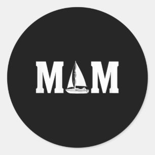 Adesivo Mãe Náutica Amante de Barco à Vela